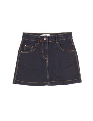 Cotton Rich with Stretch 5 Pockets Denim Skirt &#40;1-7 Years&#41;